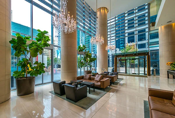 Hotel common areas